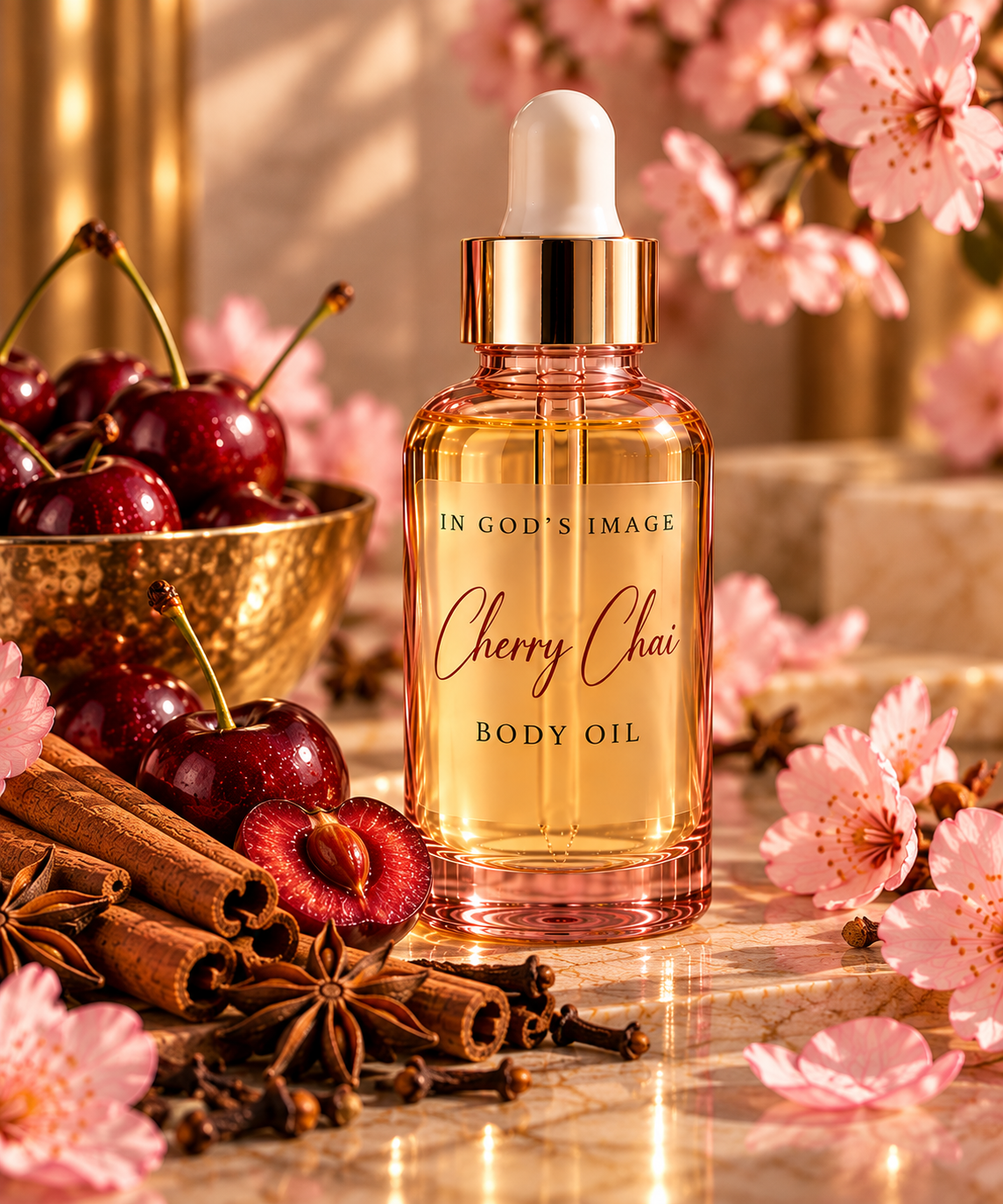Cherry Chai Body Oil- Limited Edition